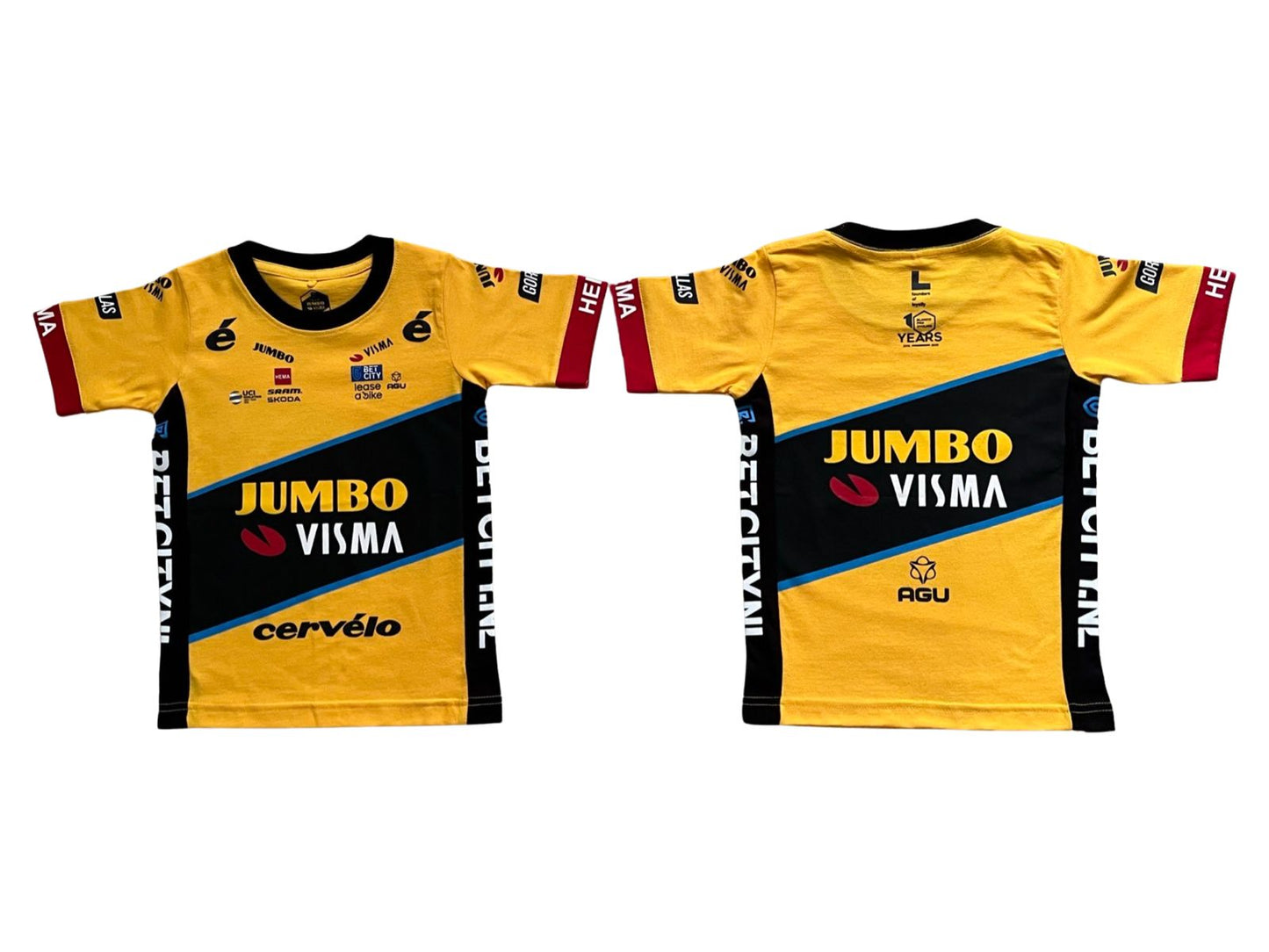 New Limited Edition Jumbo Visma cycling team toddler shirt Tour de France season