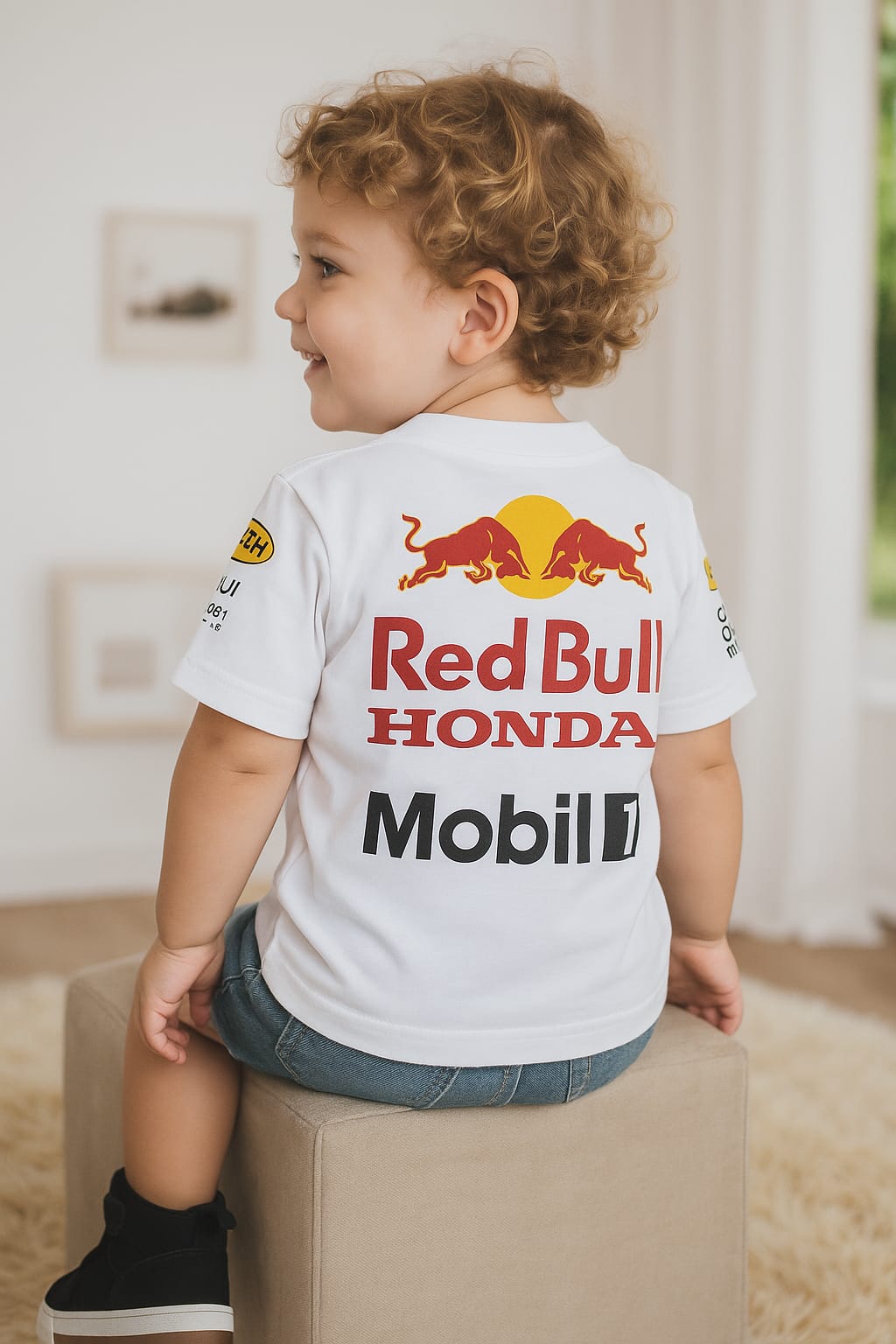 Fan Edition | Limited Edition F1 RedBull Racing SHIRT Verstappen 1 season Big Logo jersey 100% cotton | toddler gift F1