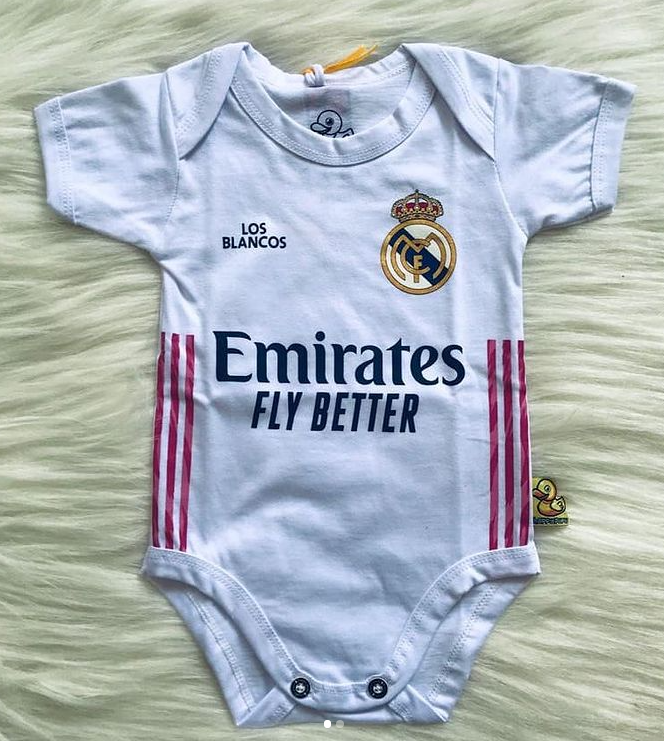 real madrid baby bodysuit