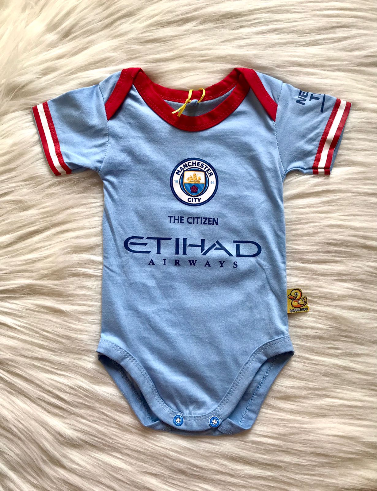 New Limited Edition Manchester City soccer romper HOME jersey