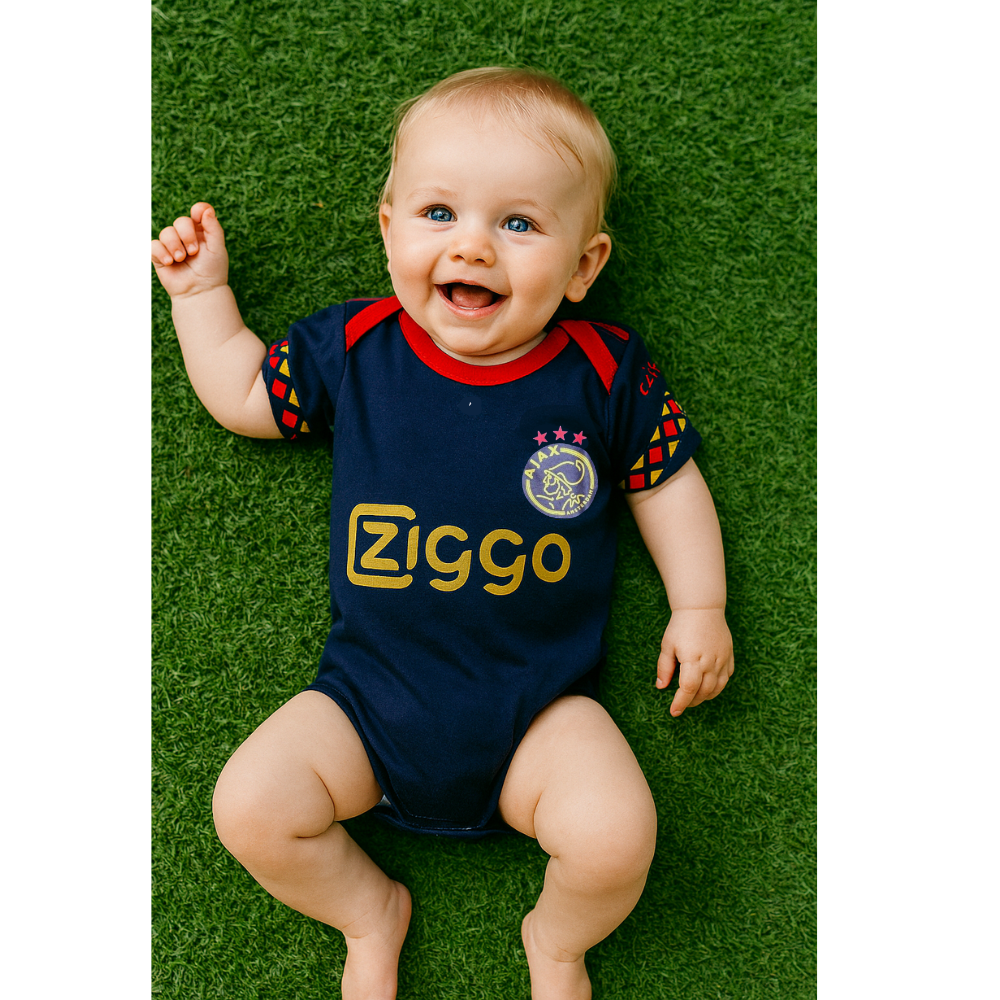 Limited AJAX Away soccer jersey baby romper Fan Edition | 100% cotton