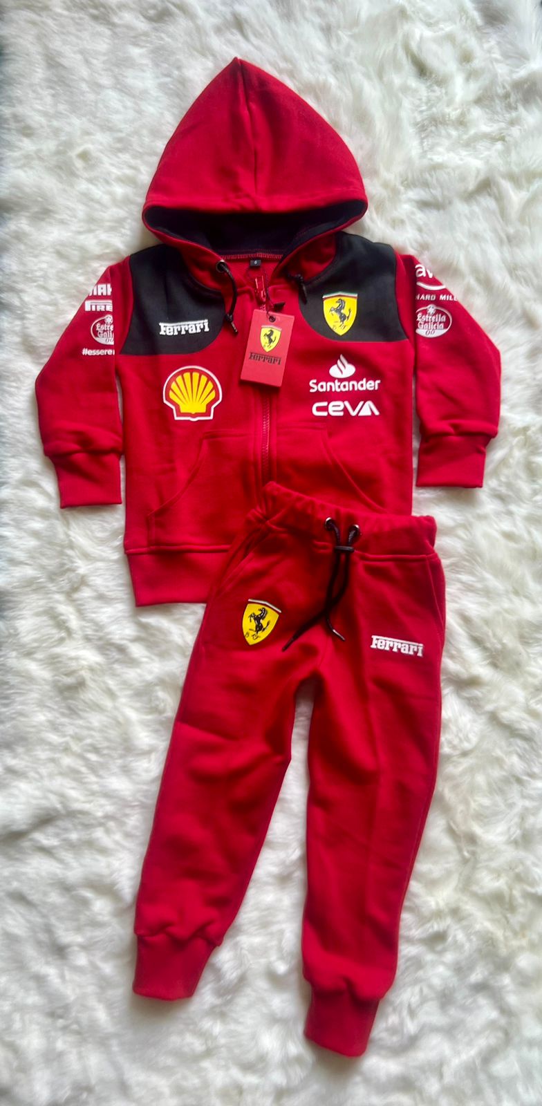 New Ferrari F1 Limited Edition Baby Track suit 100% cotton | Fan Edition