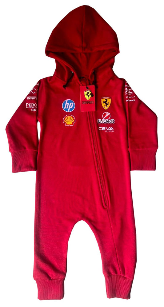New Ferrari F1 Limited Edition Baby Anarok Jumpsuit 100% cotton  | 2025|2026 season