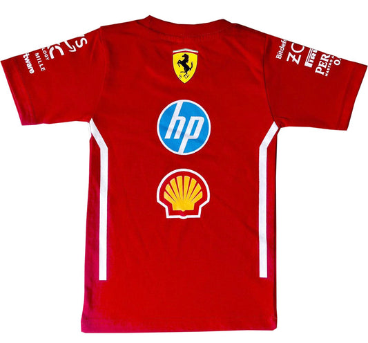 Nieuwe Limited Edition F1 Ferrari Racing SHIRT | Charles LeClerc | Lewis Hamilton | season 2025/2026 jersey 100% katoen | toddler gift F1