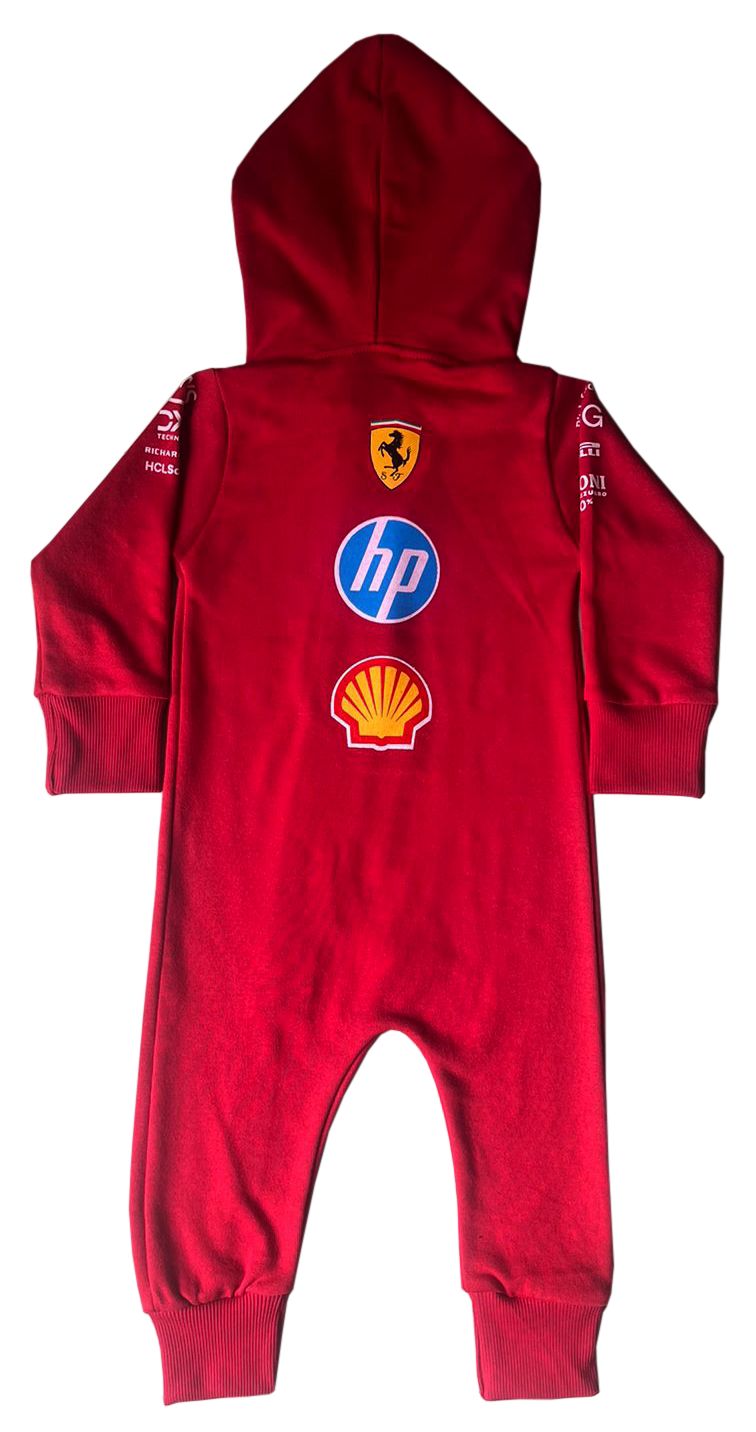 New Ferrari F1 Limited Edition Baby Anarok Jumpsuit 100% cotton  | 2025|2026 season