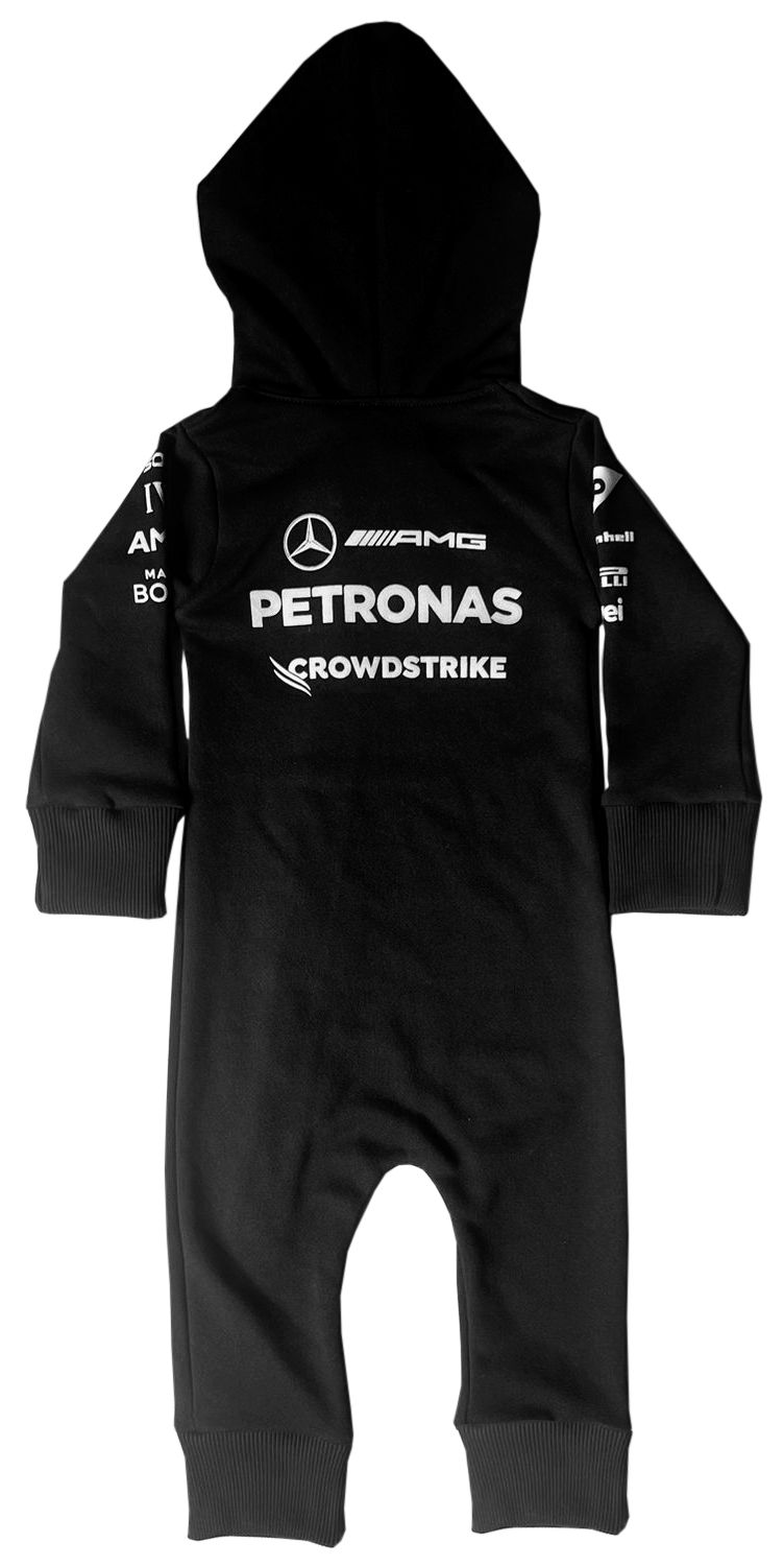New Mercedes Racing F1 Limited Edition Baby Anorak Jumpsuit 100% cotton