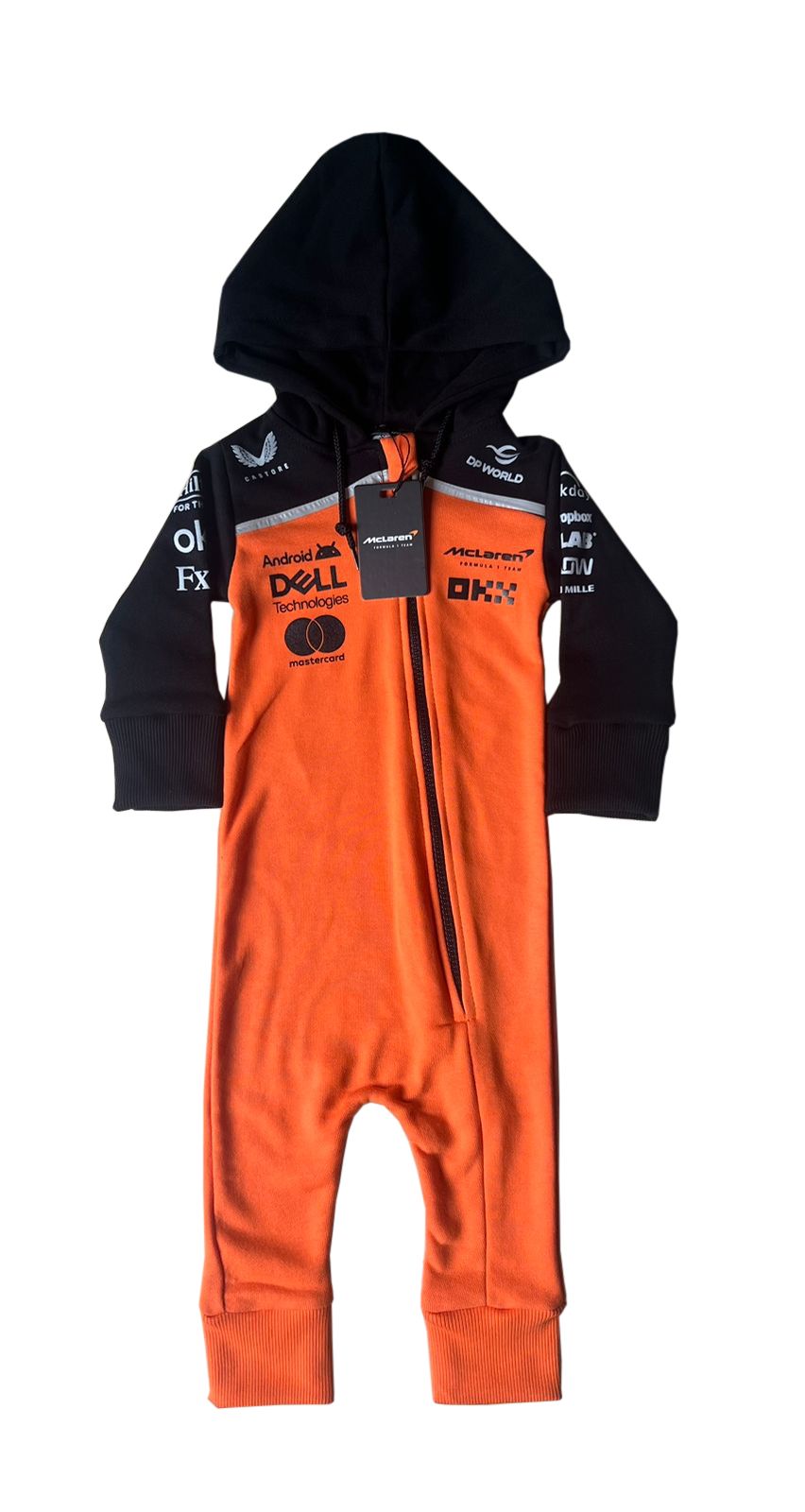 Limited Edition F1 McLaren baby Anorak Jumpsuit | Lando Norris | Oscar Piastri
