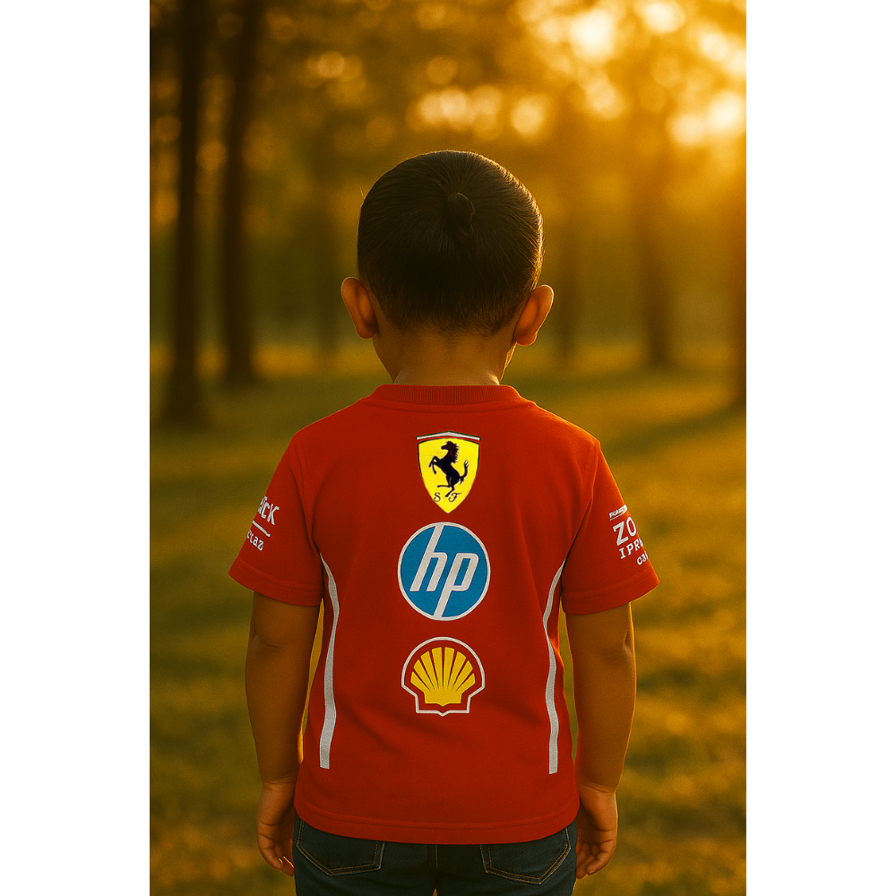 Nieuwe Limited Edition F1 Ferrari Racing SHIRT | Charles LeClerc | Lewis Hamilton | season 2025/2026 jersey 100% katoen | toddler gift F1
