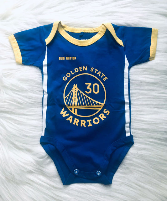 New Limited Edition NBA All Stars Golden State Warriors romper jersey 100% cotton | Curry 30 Edition