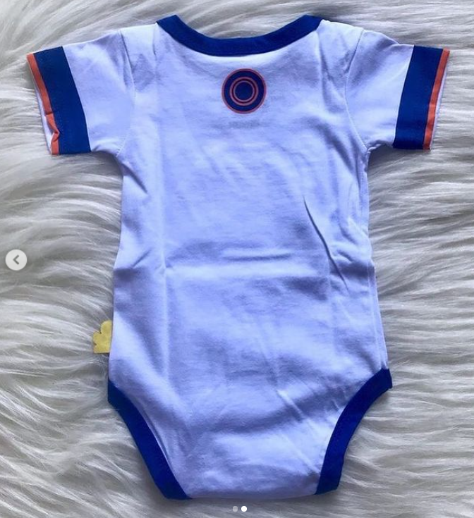 white baby romper
