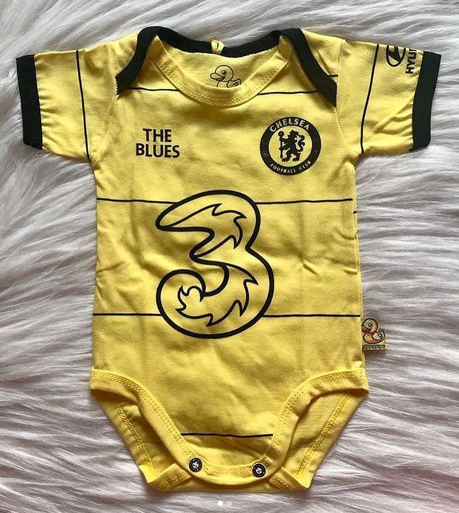 Limited Edition Chelsea soccer romper 3rd jersey 100% cotton